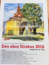 Den obce Strakov 30.10.2016, Výstava- Irena Svecová, Mila Komm